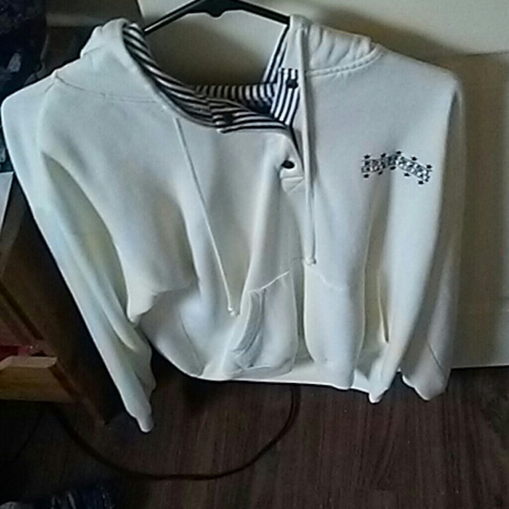 A white hoodie